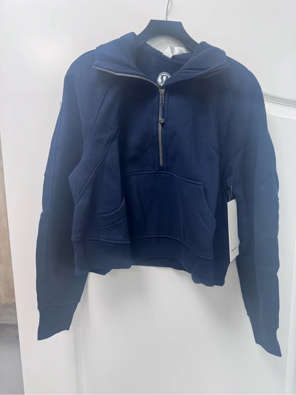 lululemon athletica Navy Scuba Oversized Funnel Neck Hoodie